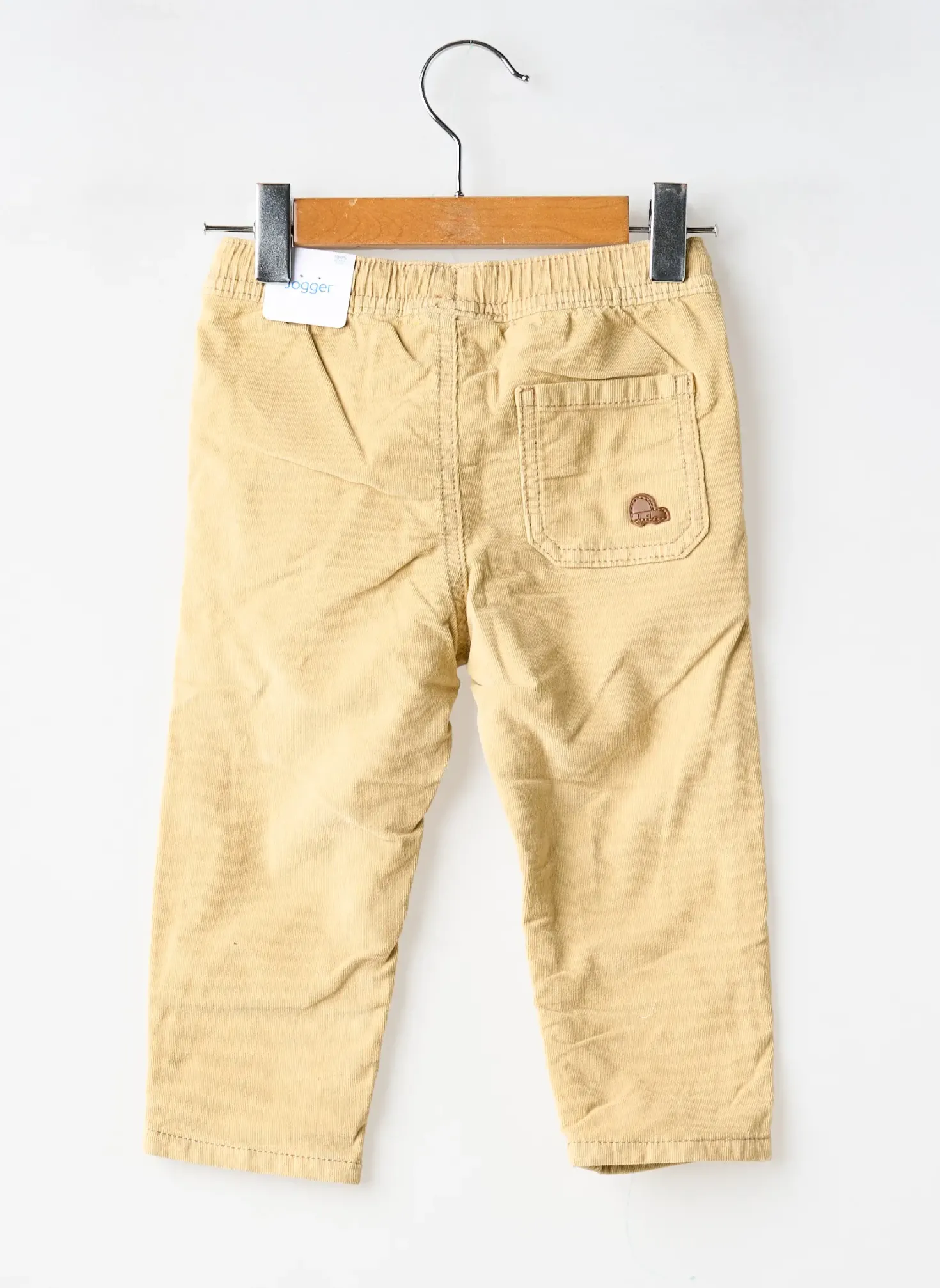 Pantalon Droit Mayoral Beige Taille Élastique