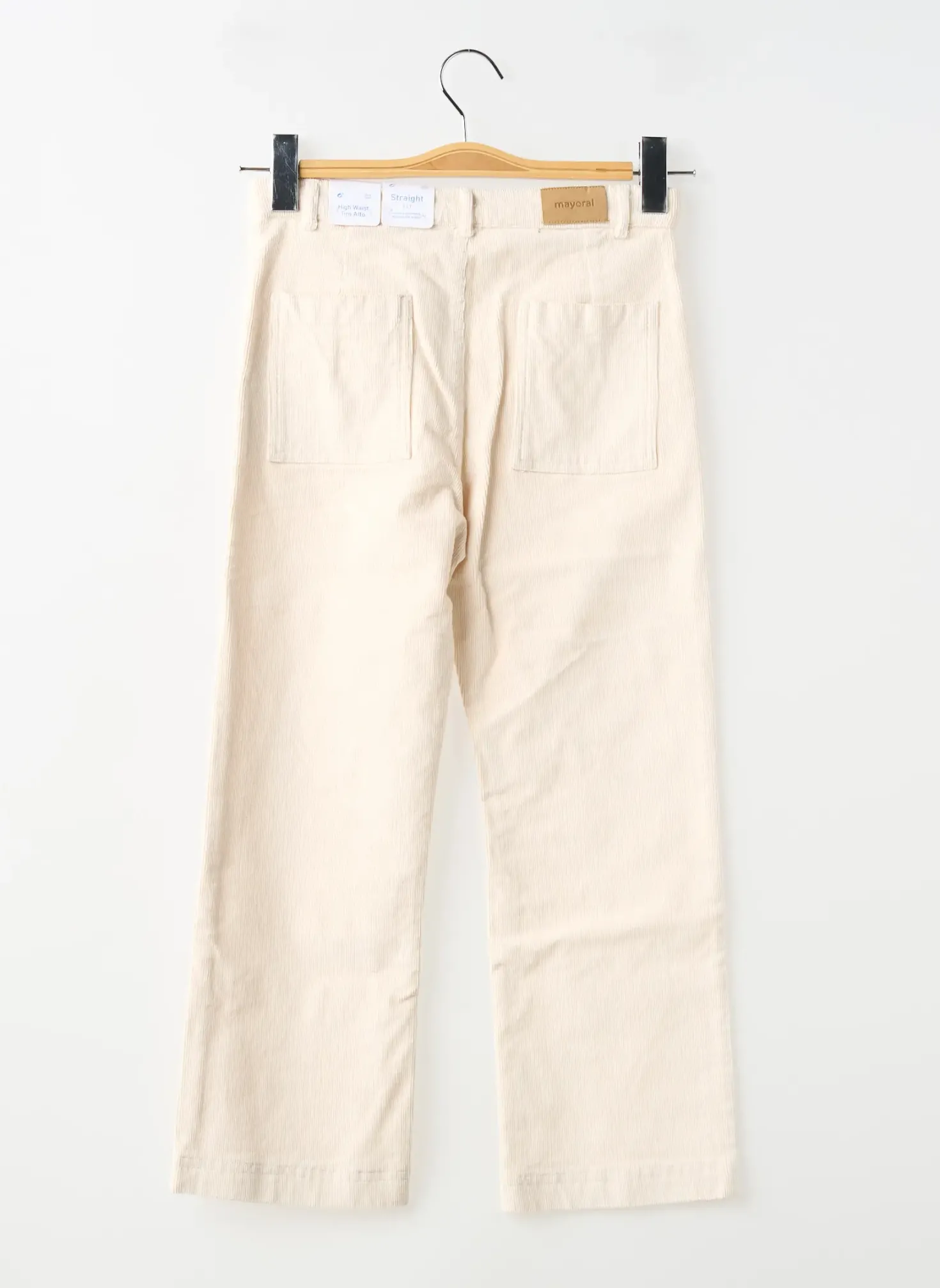 Pantalon Droit Mayoral Beige Taille Ajustable