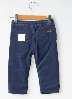 Pantalon Droit Mayoral Bleu Taille Élastique