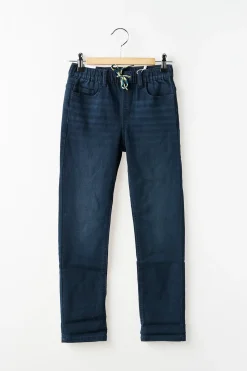 Pantalon Droit Mayoral Bleu Taille Élastique