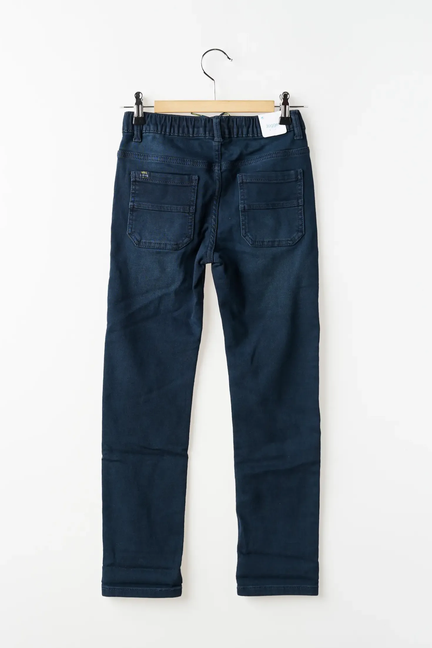 Pantalon Droit Mayoral Bleu Taille Élastique