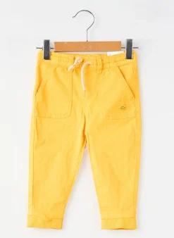 Pantalon Droit Mayoral Jaune Taille Élastique