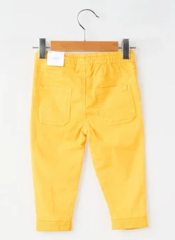 Pantalon Droit Mayoral Jaune Taille Élastique