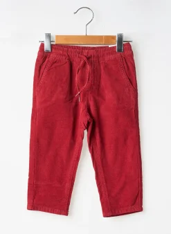 Pantalon Droit Mayoral Rouge Taille Élastique