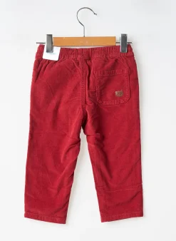 Pantalon Droit Mayoral Rouge Taille Élastique