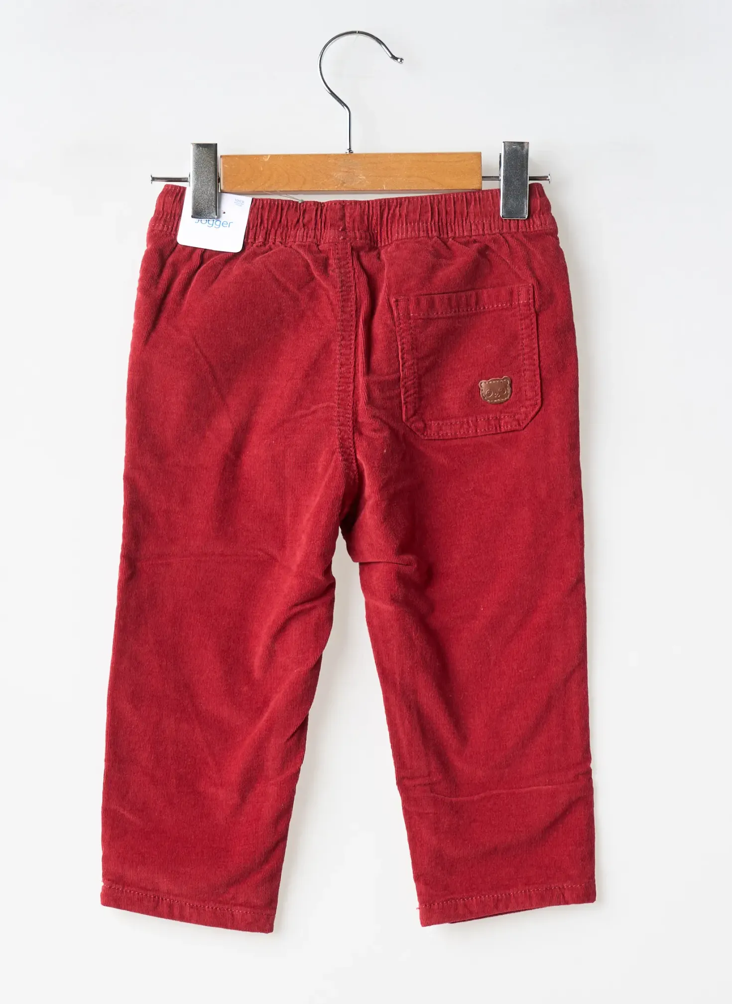 Pantalon Droit Mayoral Rouge Taille Élastique