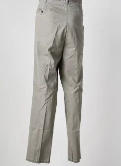 Pantalon Droit Meyer Gris Taille Normale
