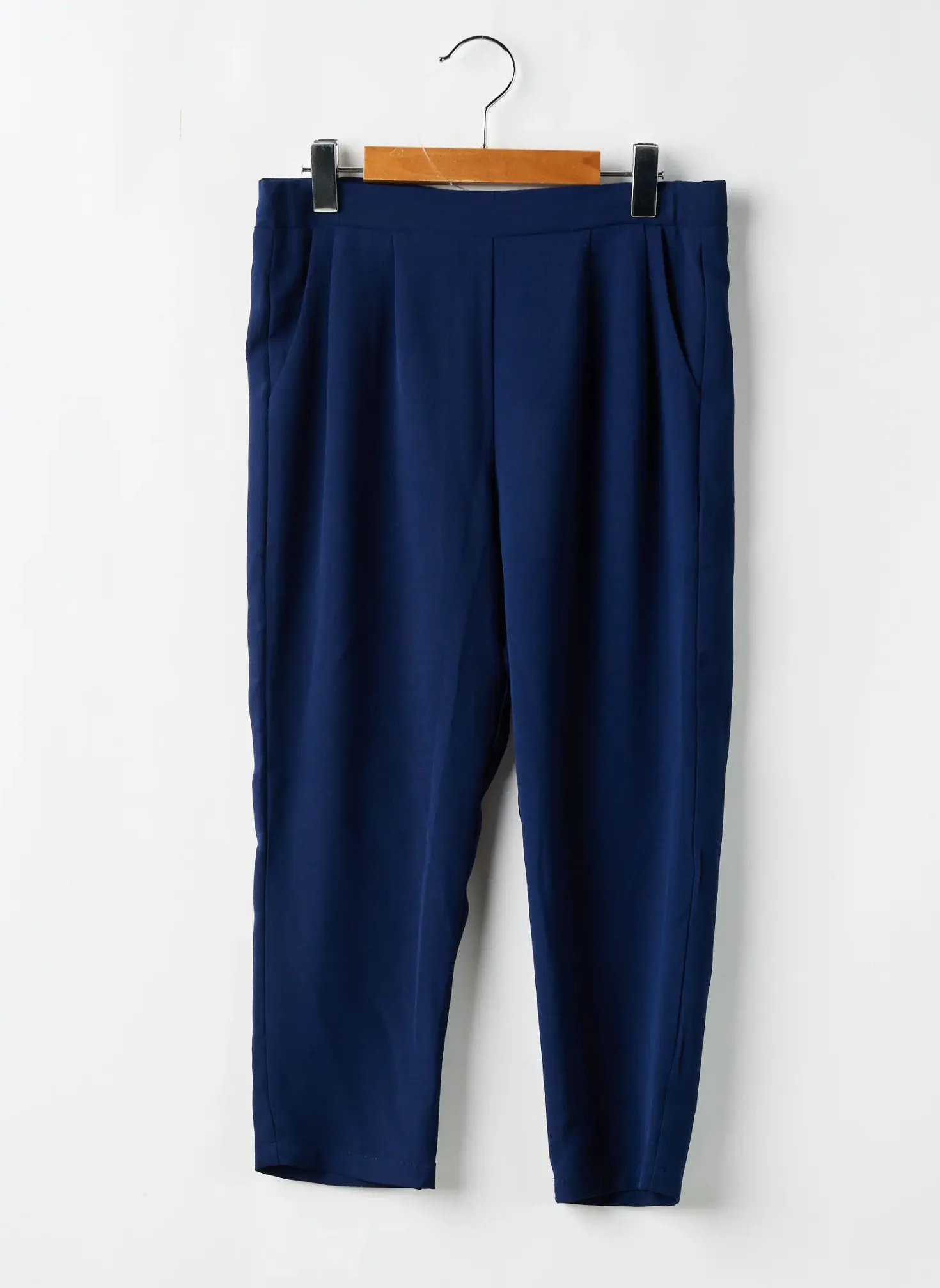 Pantalon Droit Mini Molly Bleu Taille Ajustable