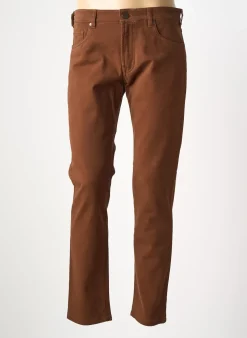Pantalon Droit Mmx Marron Clair