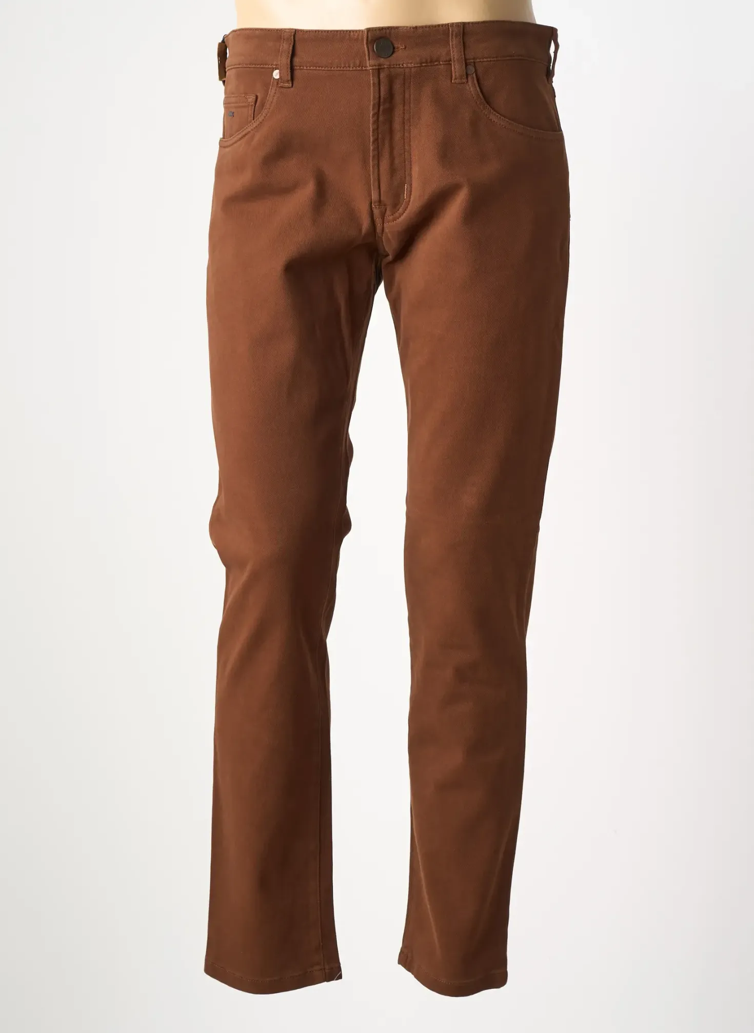 Pantalon Droit Mmx Marron Clair