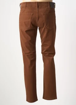 Pantalon Droit Mmx Marron Clair