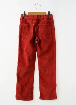 Pantalon Droit Monoprix Orange Taille Ajustable