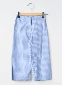 Pantalon Droit Petit Bateau Bleu Taille Élastique