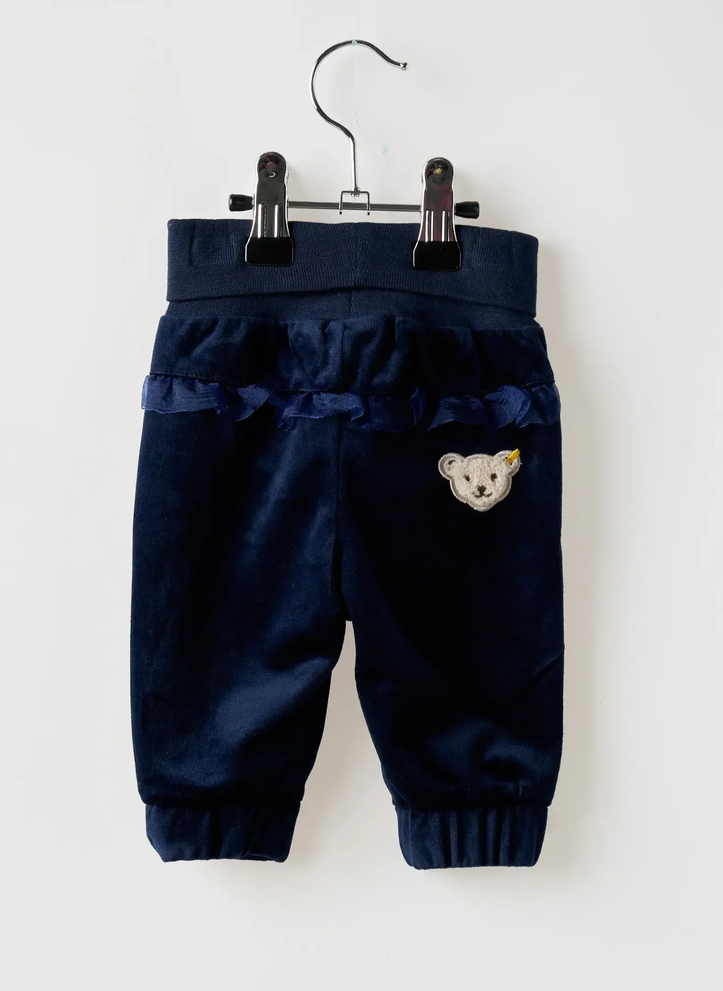 Pantalon Droit Steiff Bleu Taille Élastique