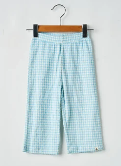 Pantalon Droit The New Chapter Bleu Taille Élastique