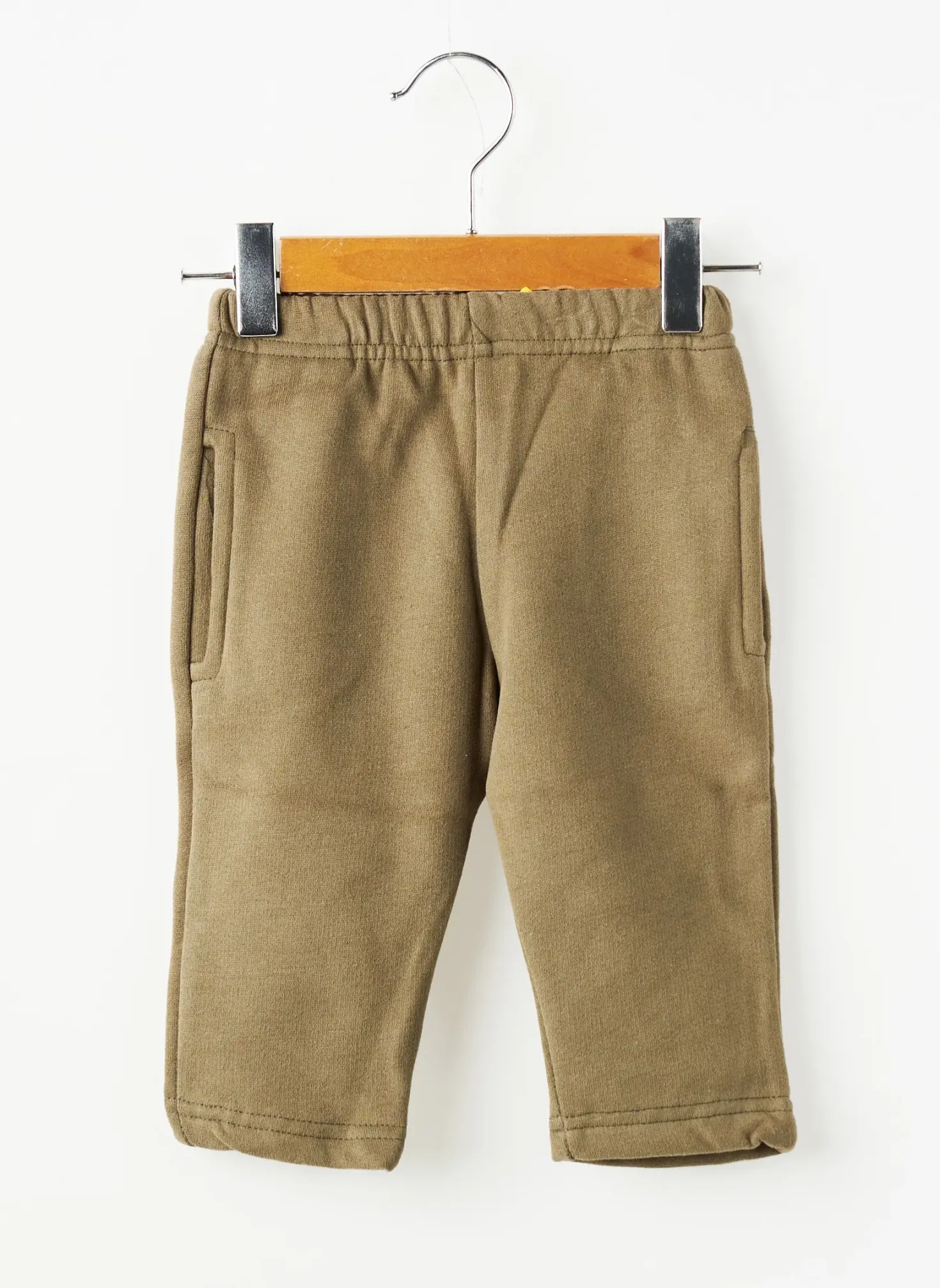 Pantalon Droit Trente Trois Vert Taille Élastique