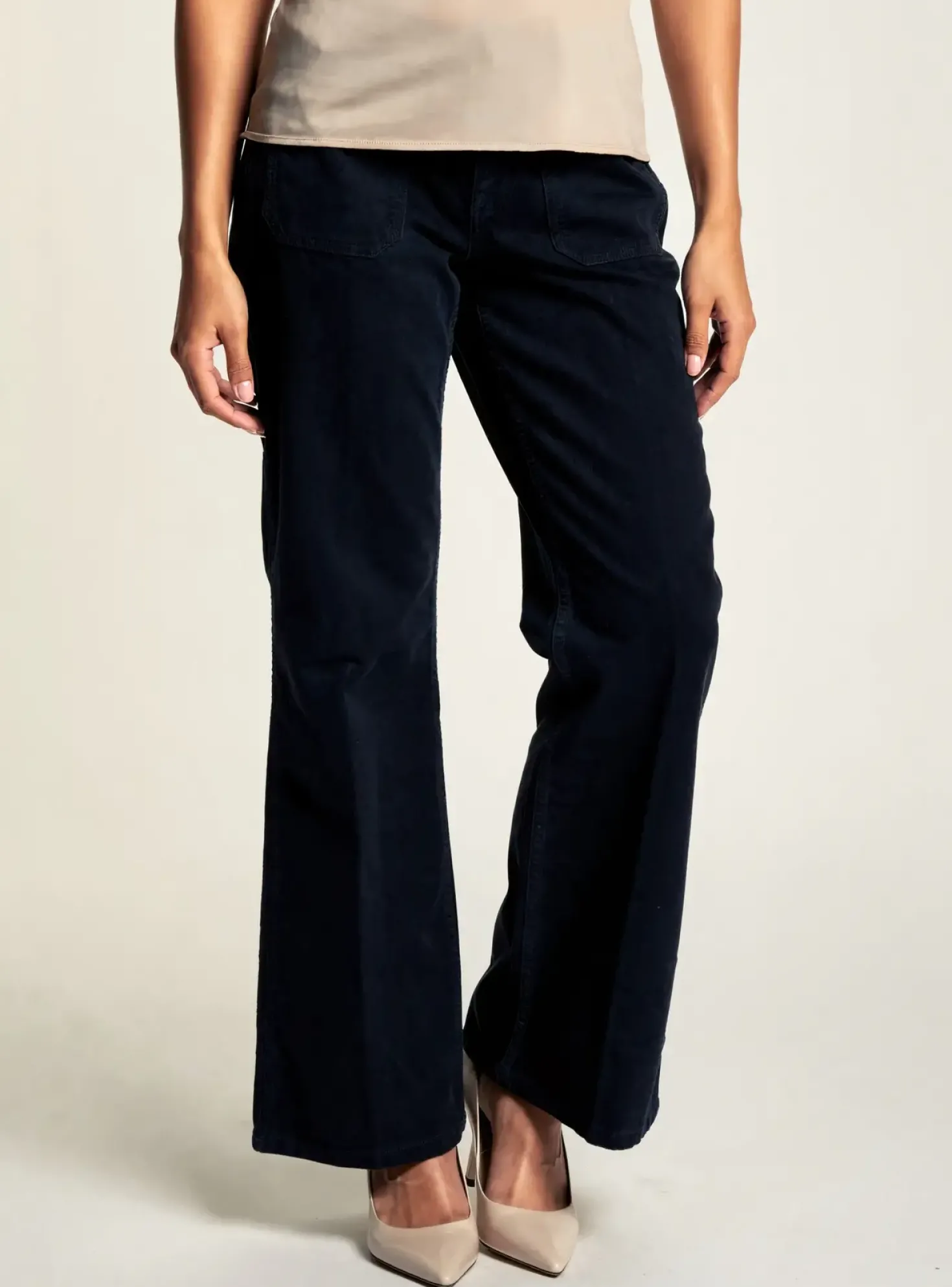 Pantalon Droit Vanessa Bruno Bleu Taille Normale