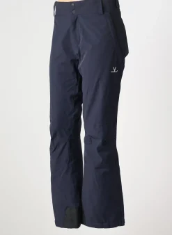 Pantalon Droit Vuarnet Bleu Taille Normale