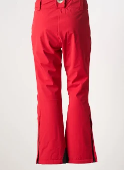 Pantalon Droit Vuarnet Rouge Taille Normale