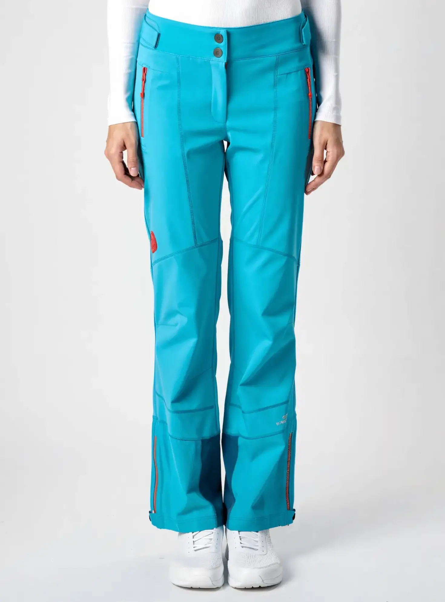 Pantalon Droit Ziener Bleu Taille Normale