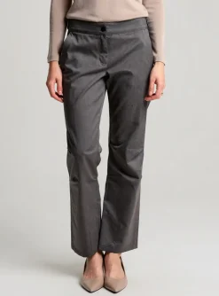 Pantalon Droit Ziener Gris Taille Normale