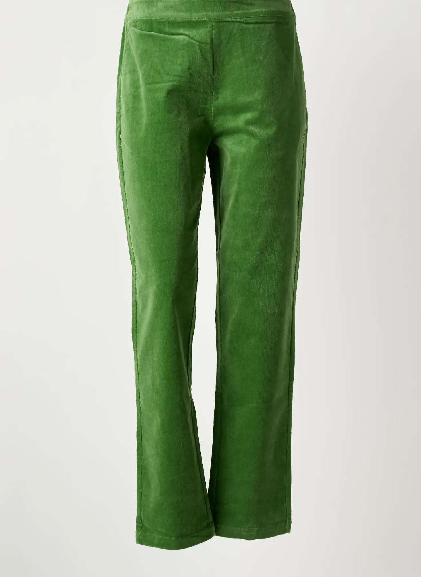 Pantalon Droit Zilch Vert Taille Normale