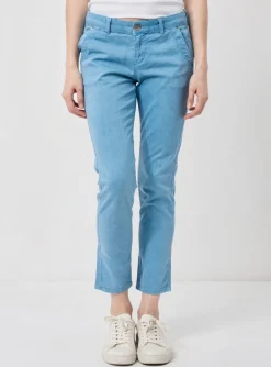 Pantalon 7/8 Fire Face Bleu Taille Basse