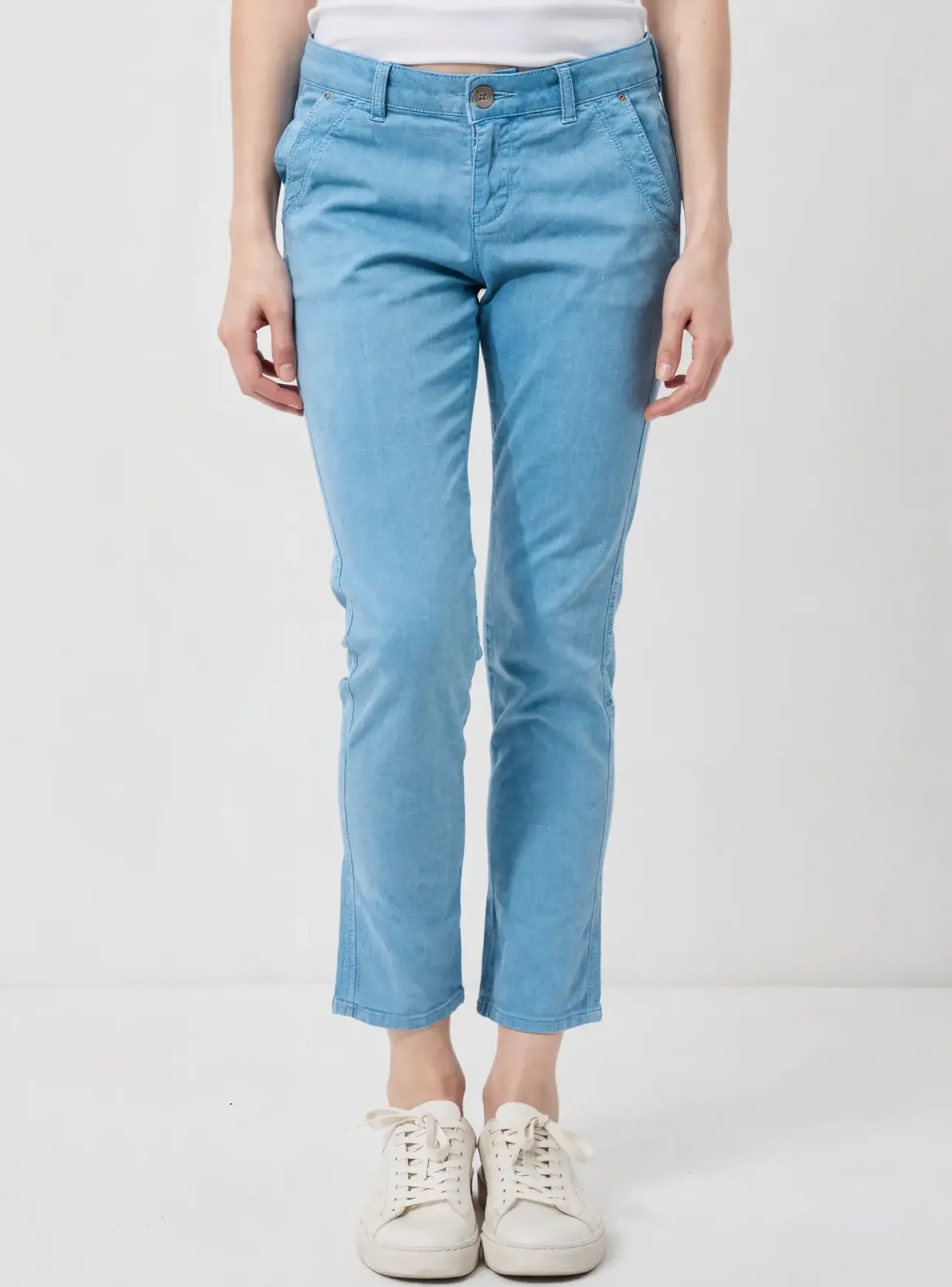 Pantalon 7/8 Fire Face Bleu Taille Basse