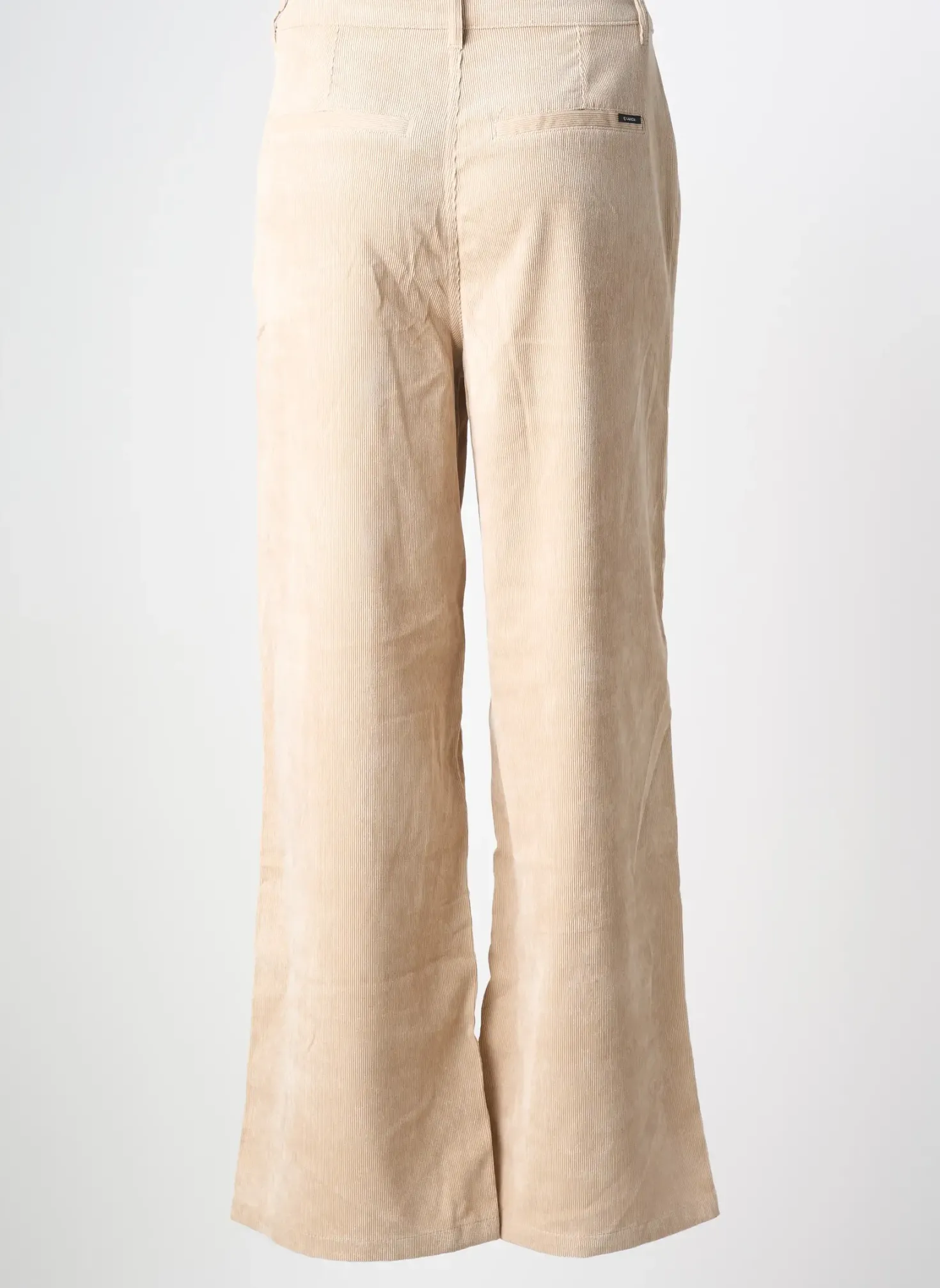 Pantalon Flare Garcia Beige Taille Normale