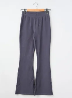Pantalon Flare Garcia Bleu Taille Élastique