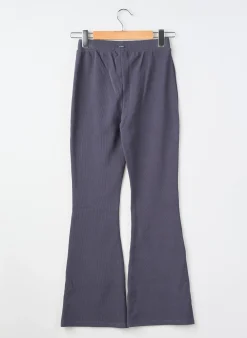 Pantalon Flare Garcia Bleu Taille Élastique