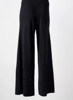 Pantalon Flare Grace & Mila Noir Taille Haute