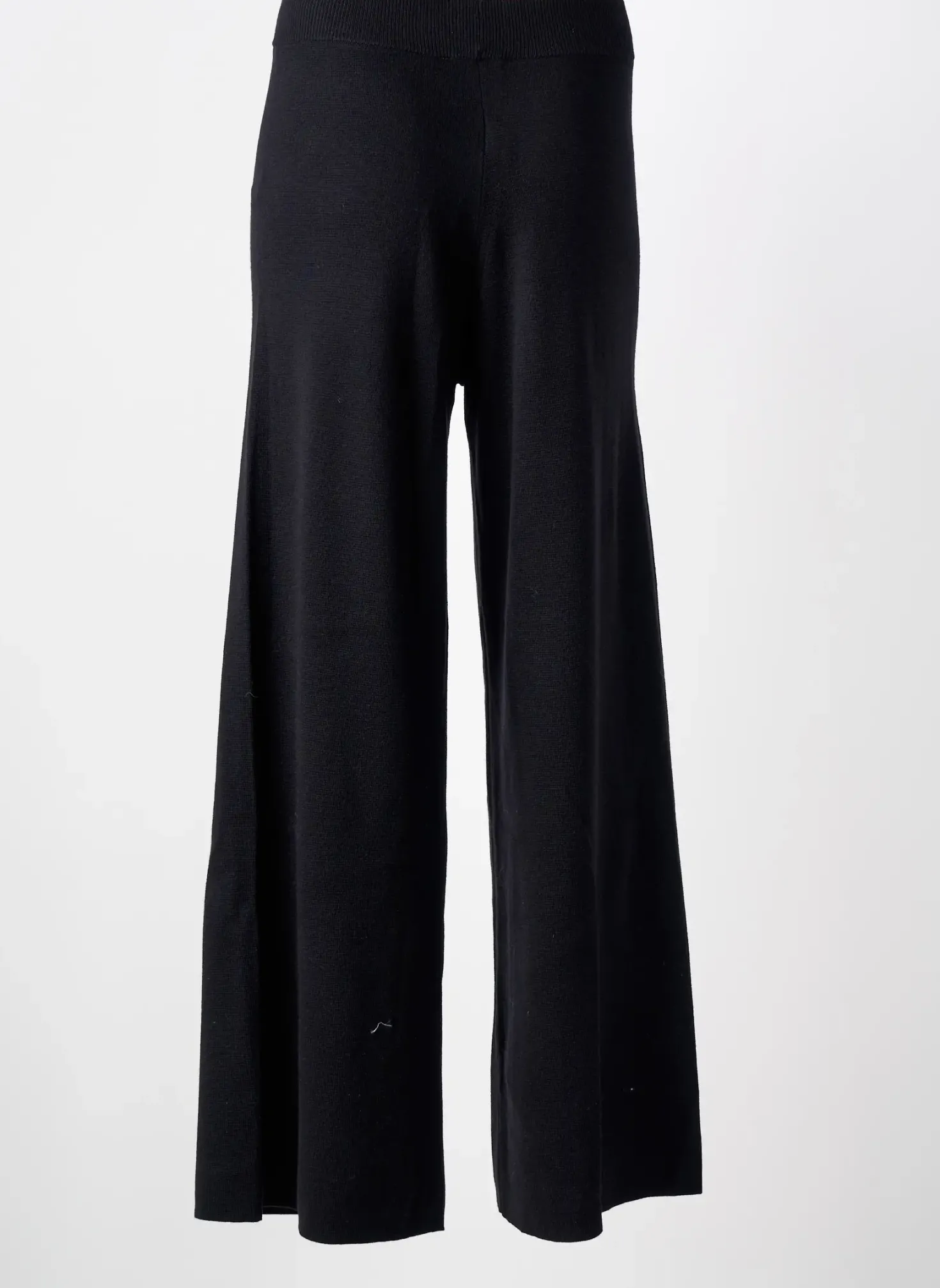 Pantalon Flare Grace & Mila Noir Taille Haute