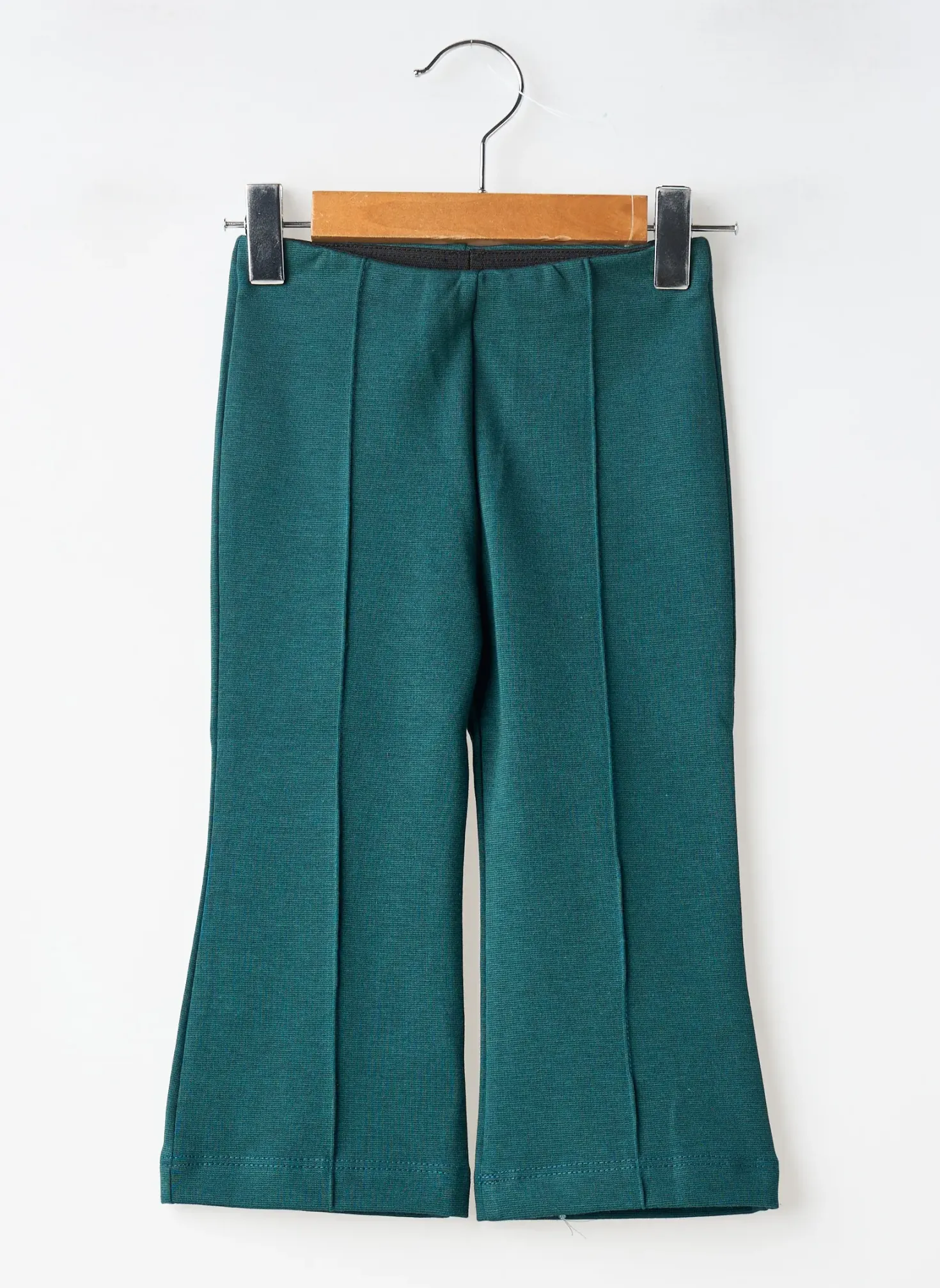 Pantalon Flare Mayoral Vert Taille Élastique