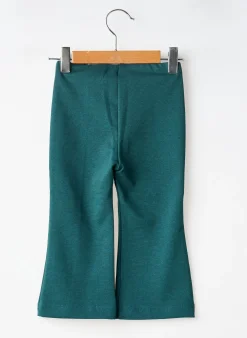 Pantalon Flare Mayoral Vert Taille Élastique
