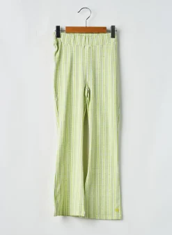 Pantalon Flare Quapi Vert Taille Élastique