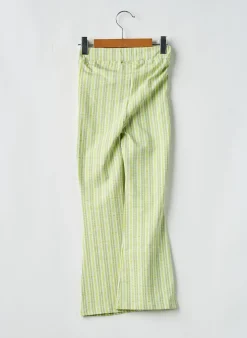 Pantalon Flare Quapi Vert Taille Élastique
