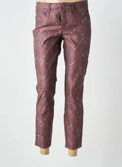 Pantalon 7/8 Heine Rouge Taille Normale