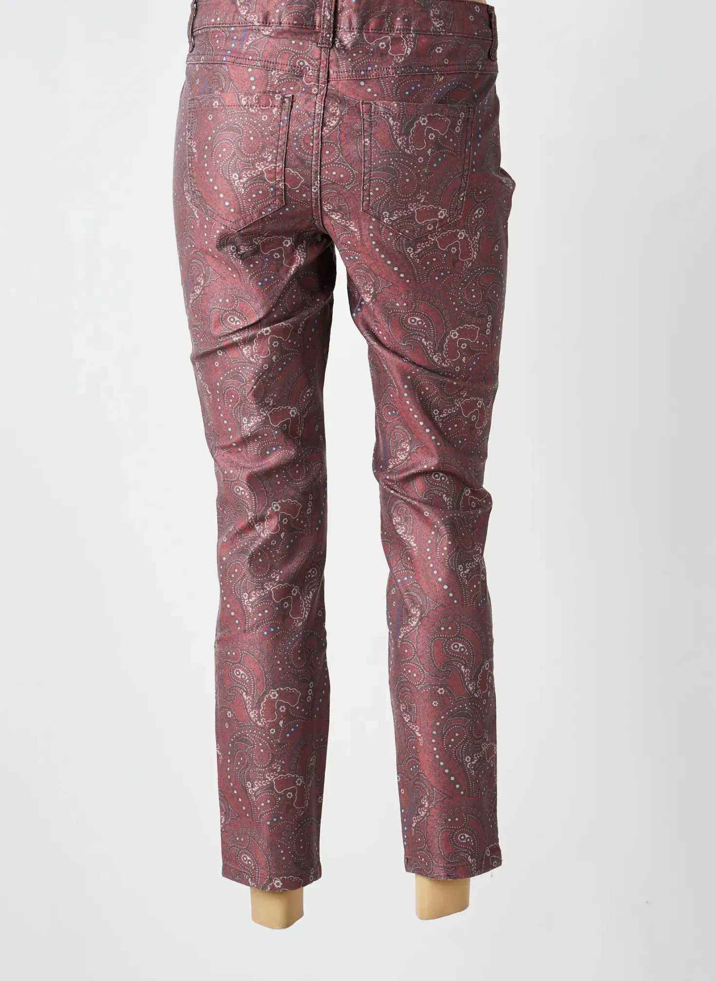 Pantalon 7/8 Heine Rouge Taille Normale