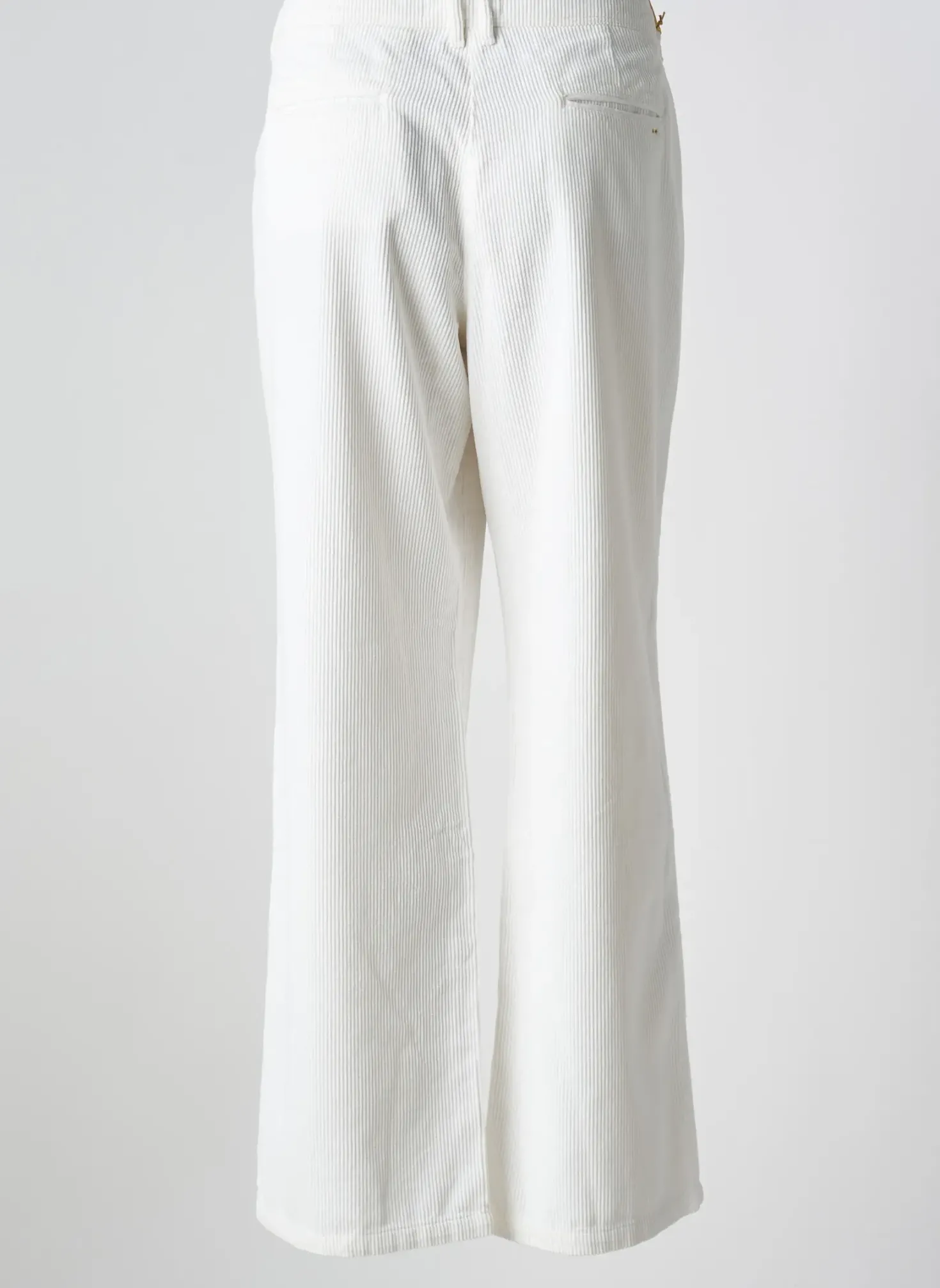 Pantalon Large Couturist Blanc Taille Normale
