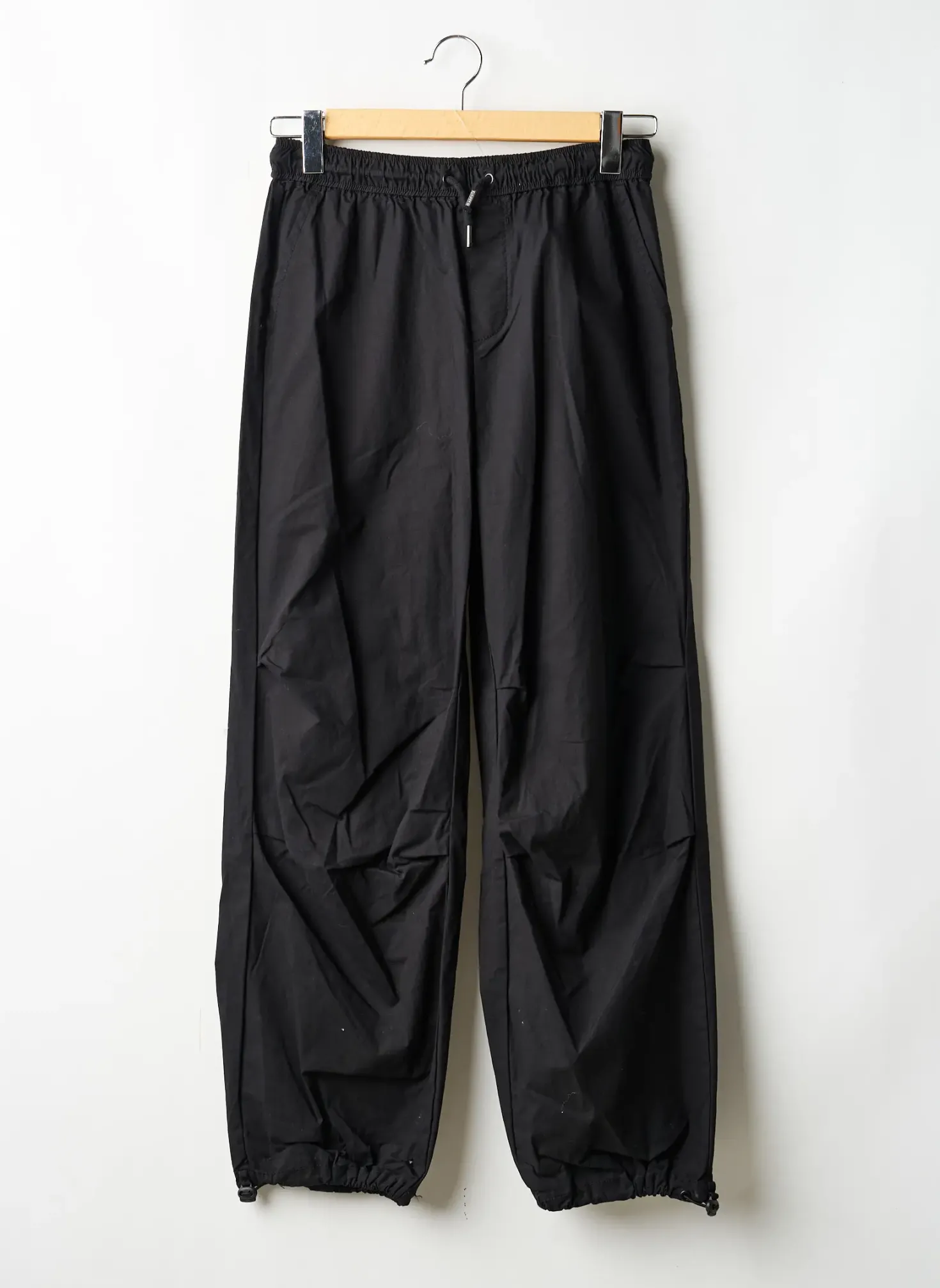 Pantalon Large Garcia Noir Taille Ajustable
