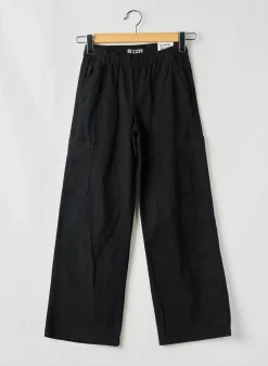 Pantalon Large Garcia Noir Taille Élastique