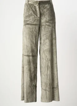 Pantalon Large Goodmatch Vert Taille Normale