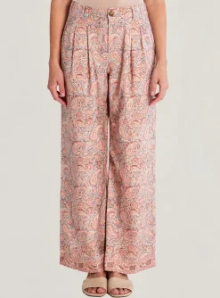 Pantalon Large Maison Hotel Rose Taille Normale