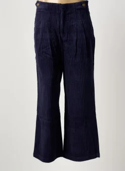 Pantalon Large See U Soon Bleu Taille Normale