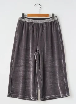 Pantalon Large United Colors Of Benetton Gris Taille Élastique