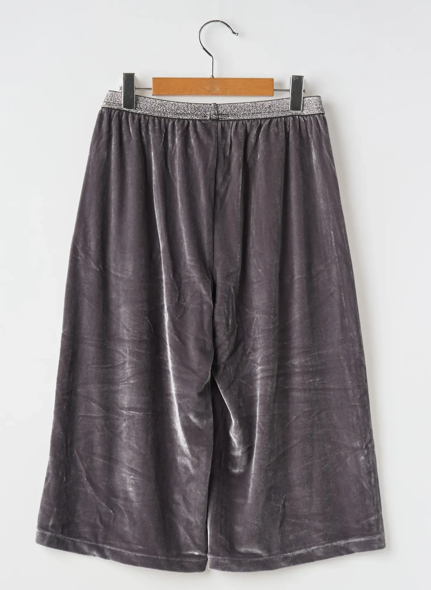 Pantalon Large United Colors Of Benetton Gris Taille Élastique