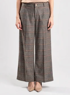 Pantalon Large Yerse Orange Taille Normale