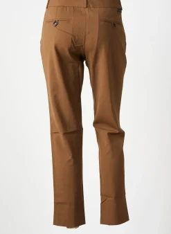 Pantalon 7/8 Leon & Harper Marron Taille Normale