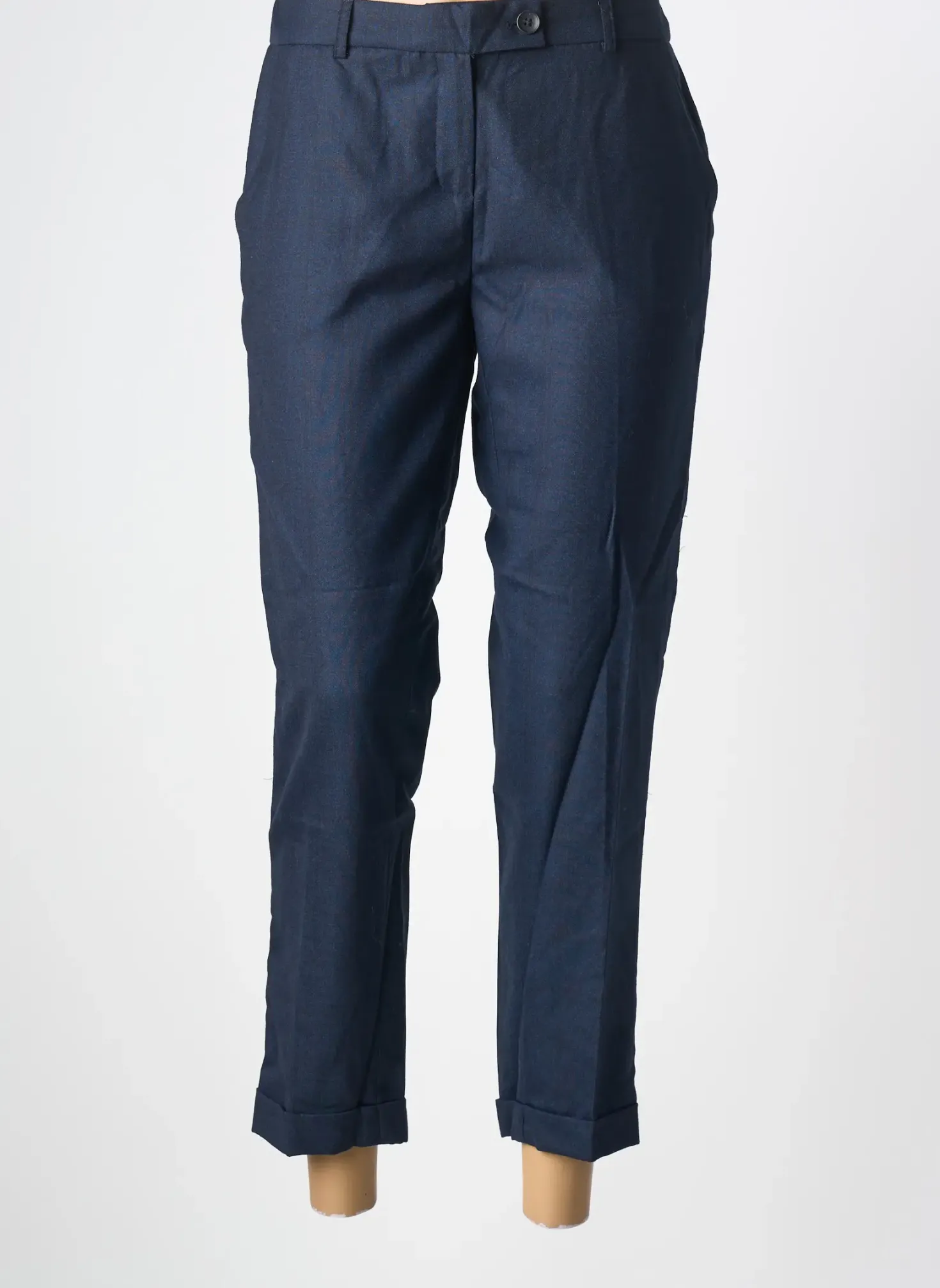 Pantalon 7/8 Maison Lab Bleu Taille Haute